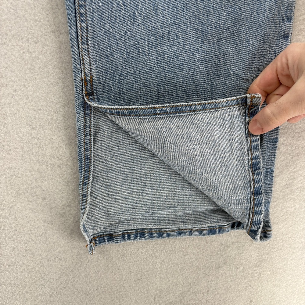 Abercrombie & Fitch Light Blue Straight Leg Jeans - Picture 4 of 14